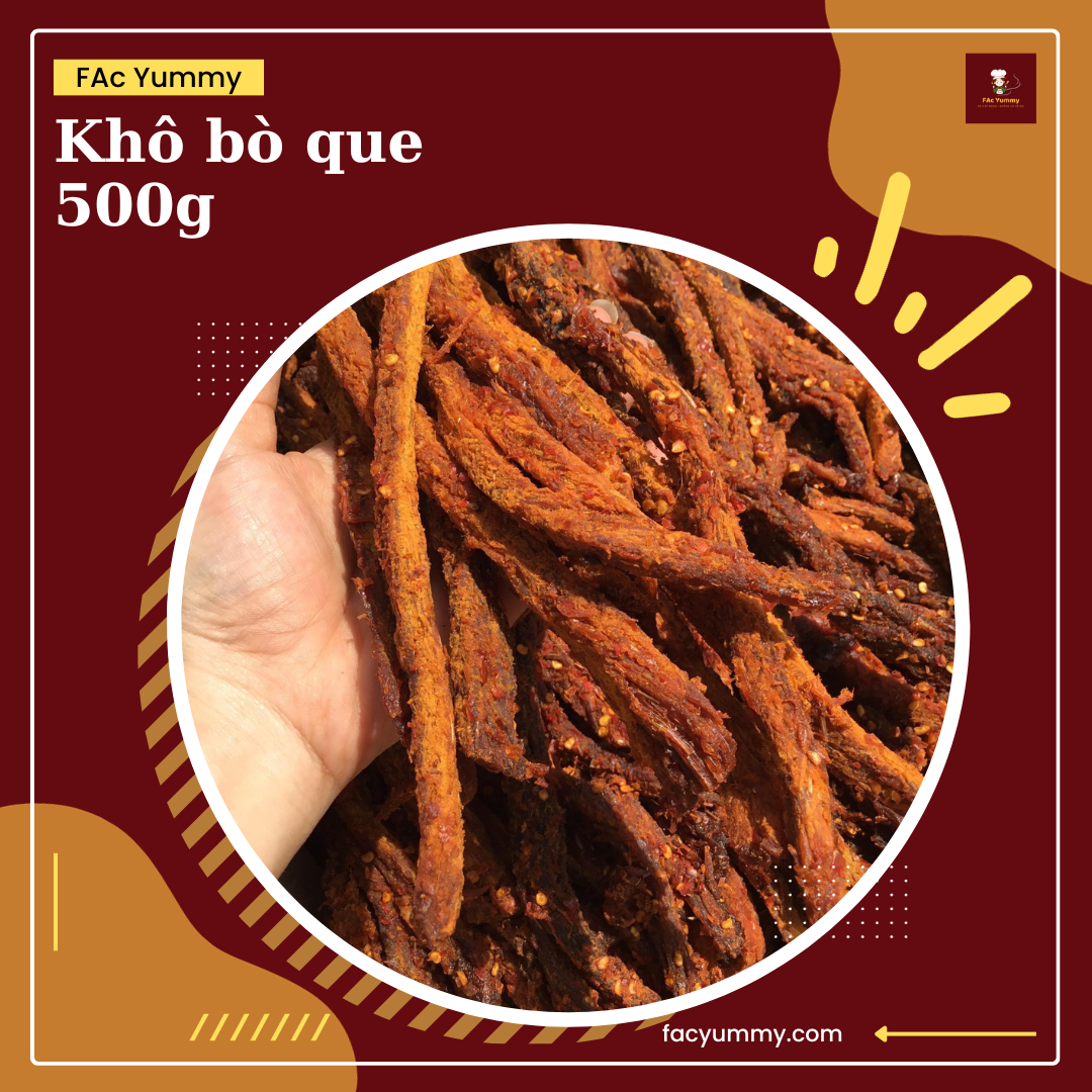 Khô bò que 100g FAc Yummy