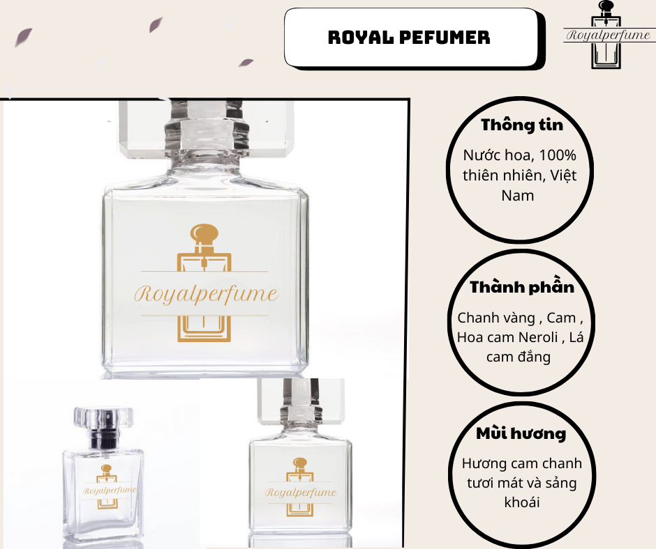 Nước hoa Royalperfume mùi hương unisexcho nam và nữ
