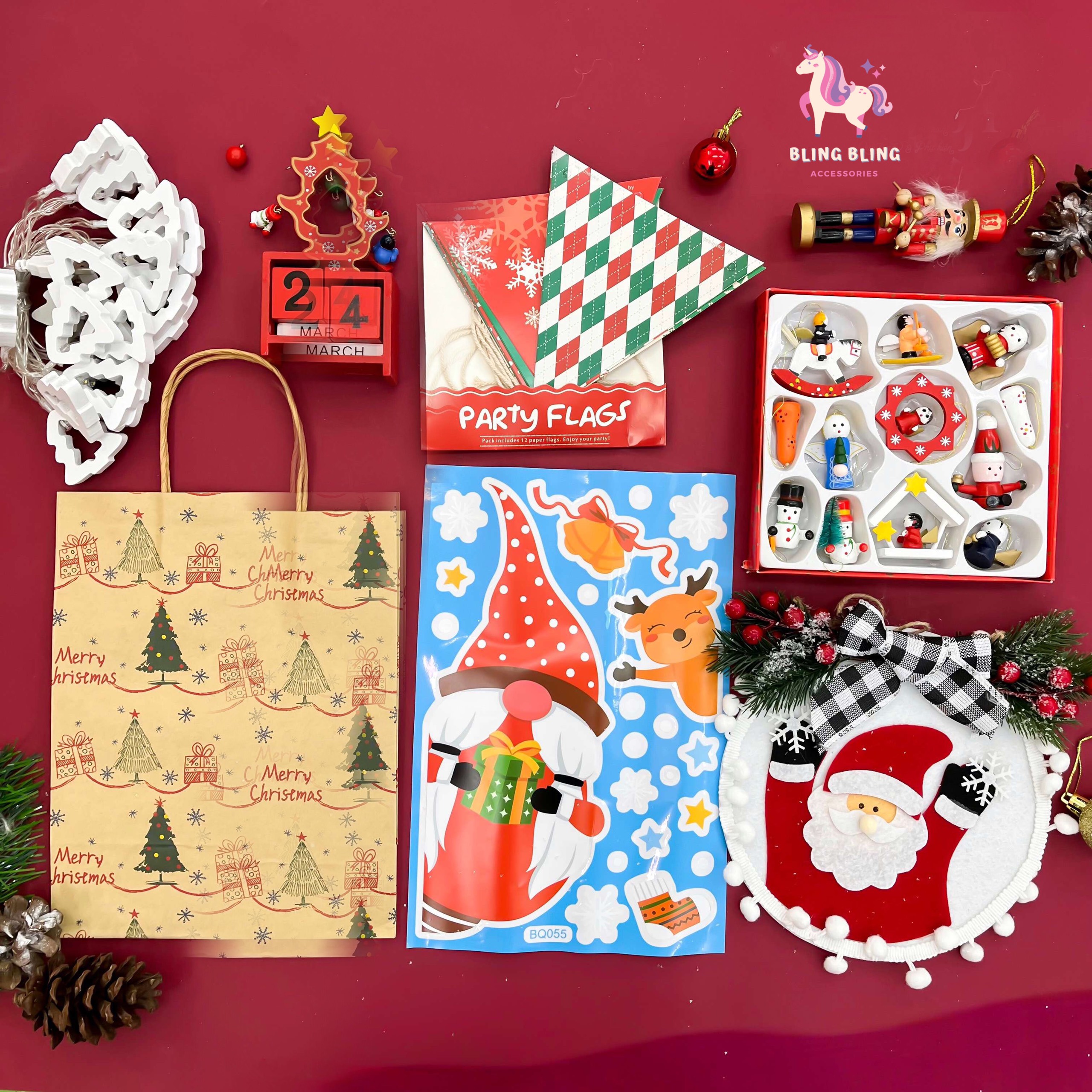 Set trang trí xmas Jingle Bell