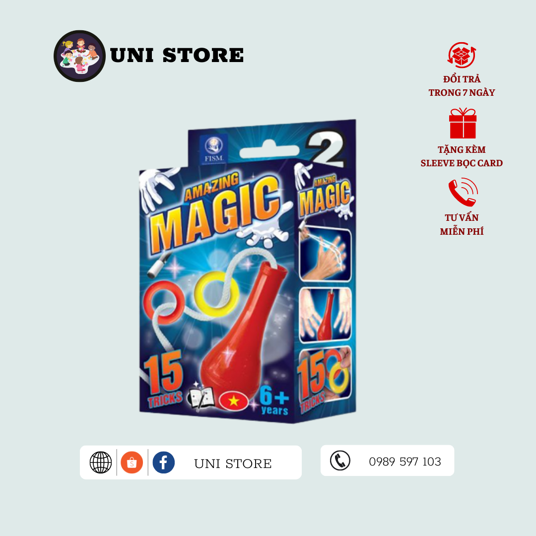 Ảo thuật cùng dây và vòng - Đồ chơi trẻ em