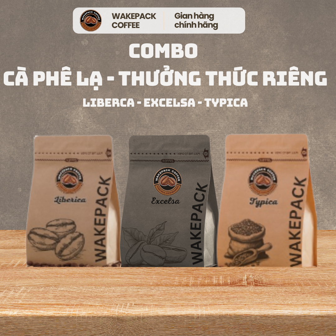 COMBO CÀ PHÊ Wakepack Coffee LẠ – THƯỞNG THỨC RIÊNG