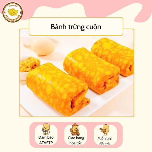 Bánh Trứng Cuộn Đồ Ăn Vặt Floraattire Thùng 2kg