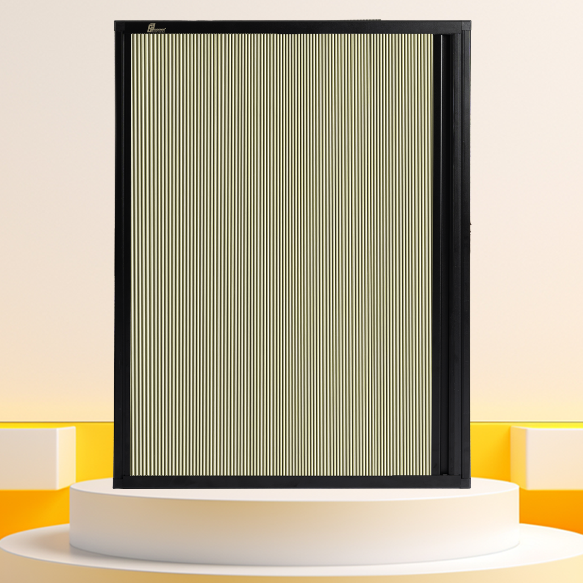 Cửa sổ có ray hệ rèm tổ ong hệ 26 [ ECO]