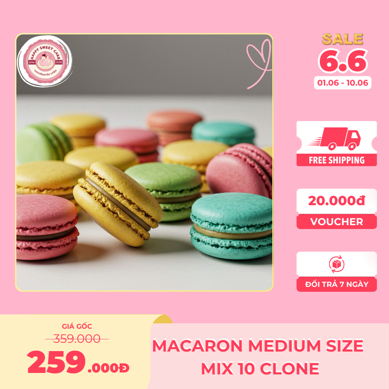 Macaron medium size_Mix 10 clone_Happy Sweet Cake