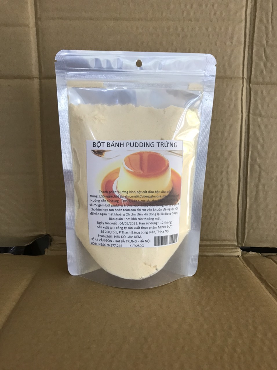 Set làm bánh Pudding