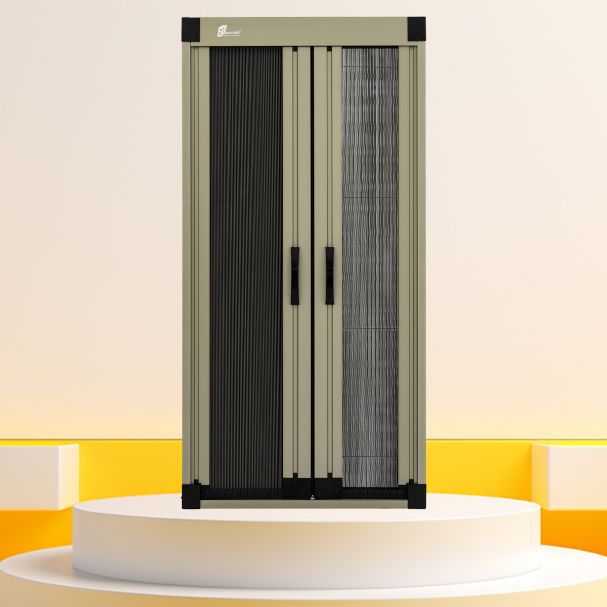 Cửa đi/sổ ray xích, lưới xếp hệ 40 [GOLD]