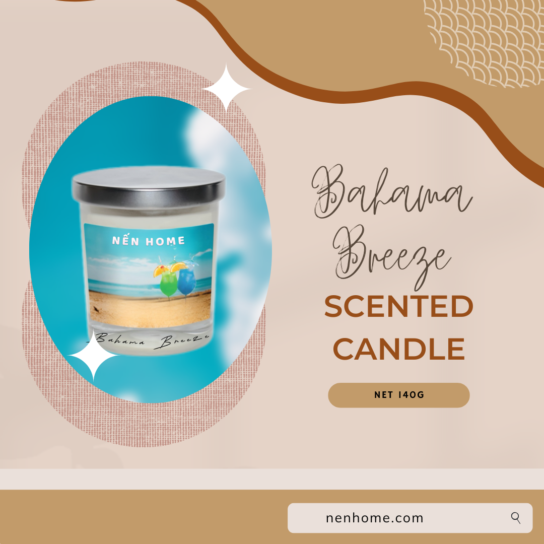 Nến thơm Bahama Breeze Nenhome (140g)