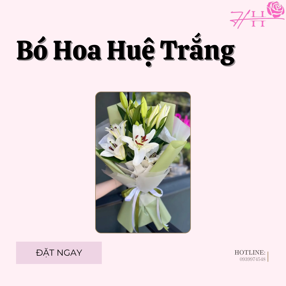 Bó Hoa Huệ Trắng