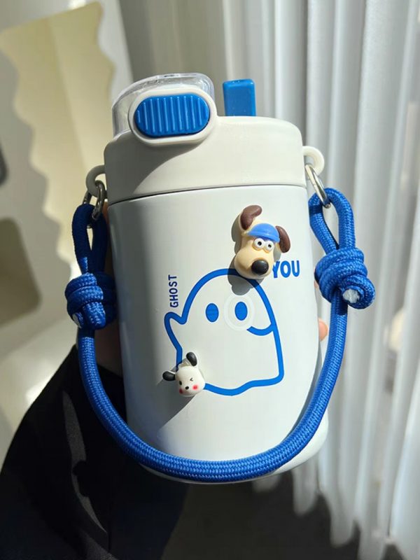 Bình giữ nhiệt họa tiết đơn giản