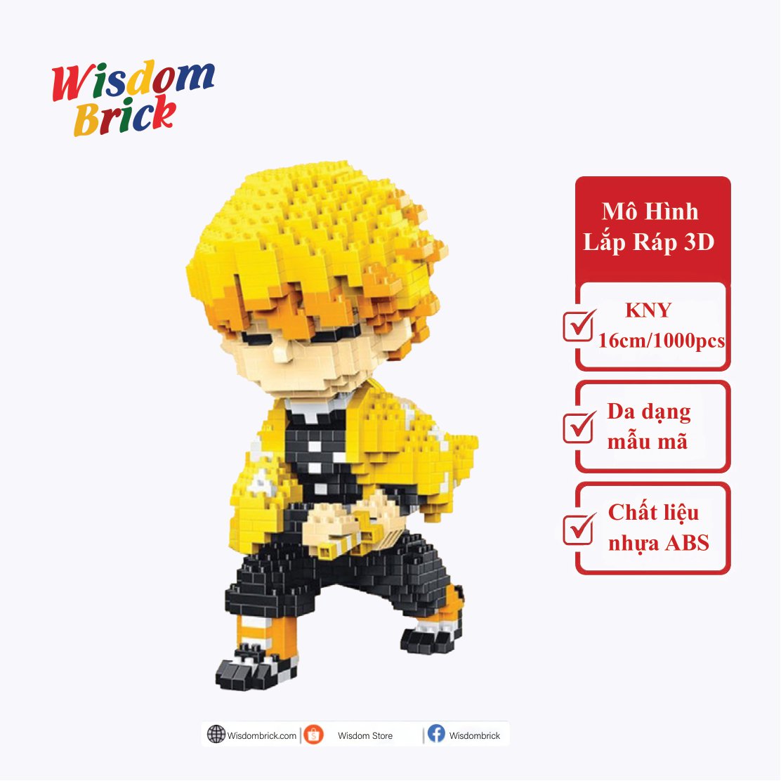 BỘ ĐỒ CHƠI XẾP HÌNH KIMETSU NO YAIBA