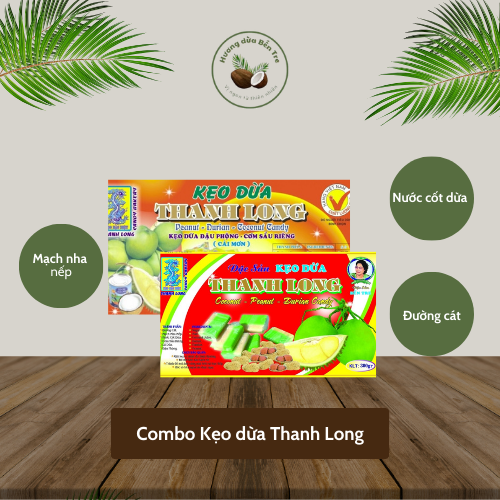 Combo Kẹo Dừa Thanh Long Bến Tre  – CBK1