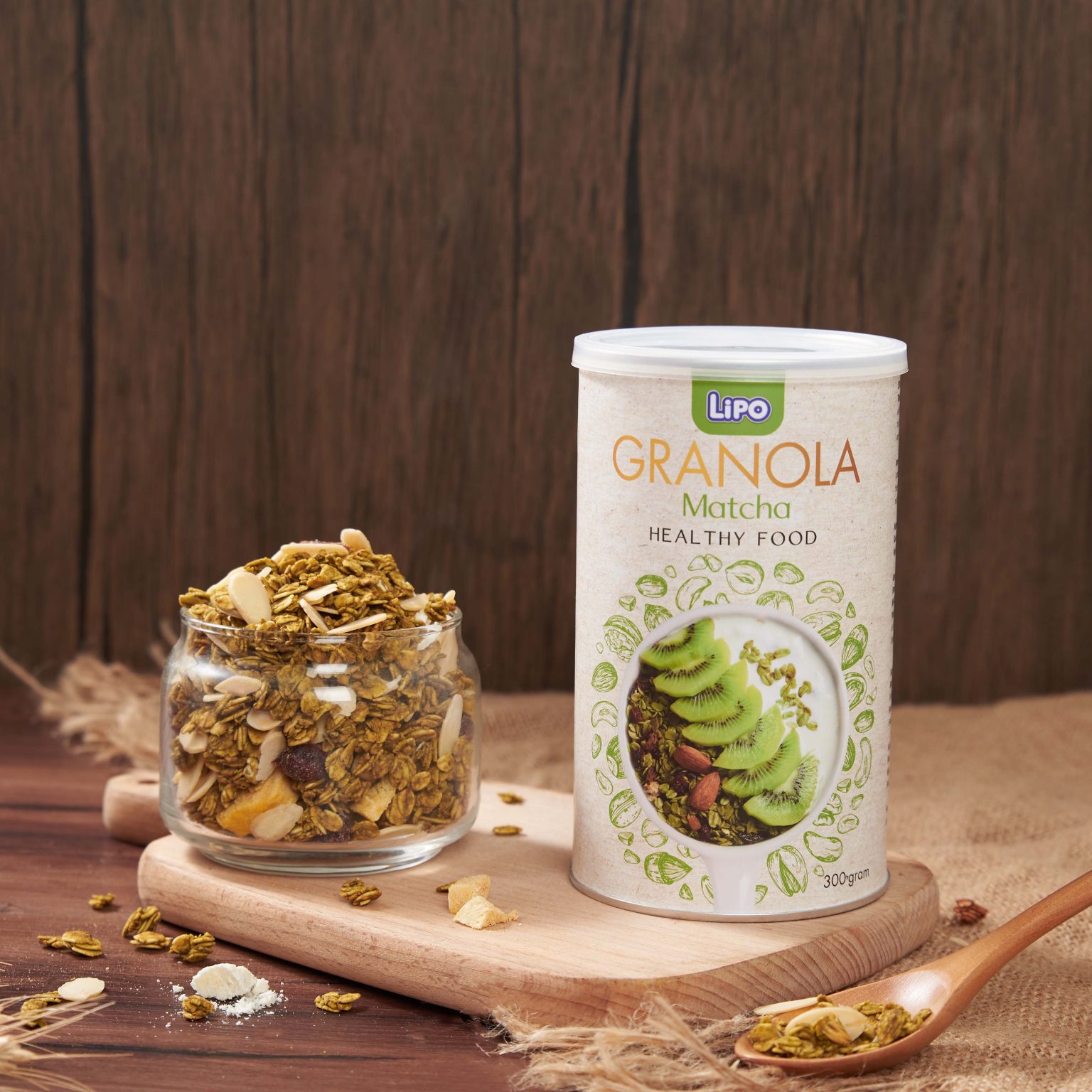 Hạt Granola Vị Matcha