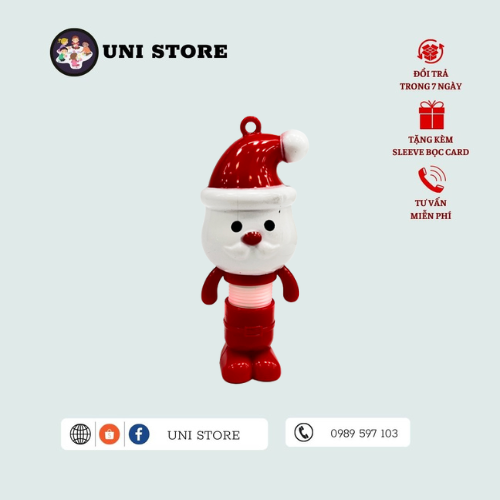 Đồ Chơi Giáng Sinh Kéo Dãn Phát Sáng - Đồ Chơi - Ông Già Noel