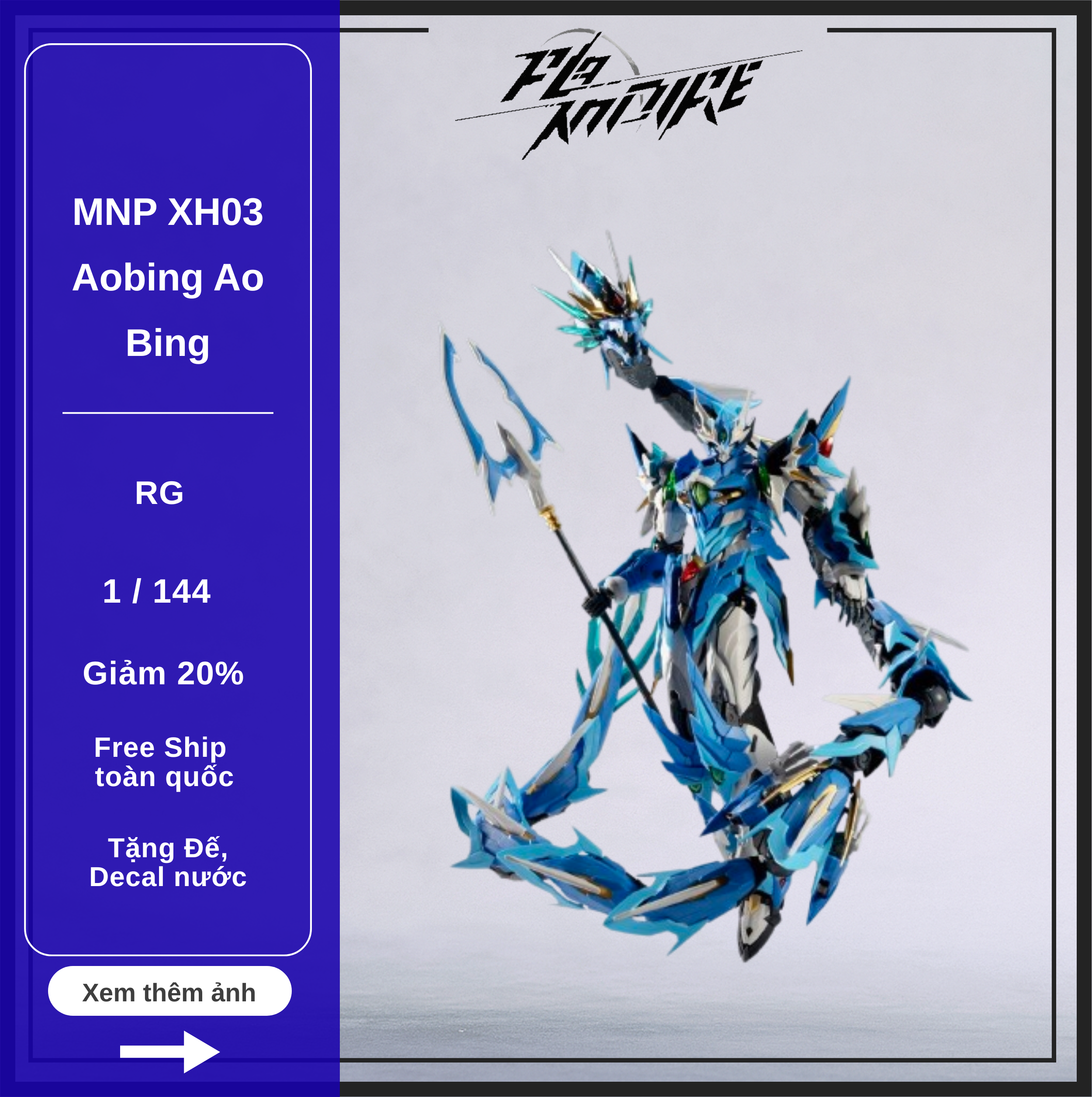 Mô hình 1/72 MNP XH03 Aobing Ao Bing Model Kít – Mô hình chính hãng Motor Nuclear