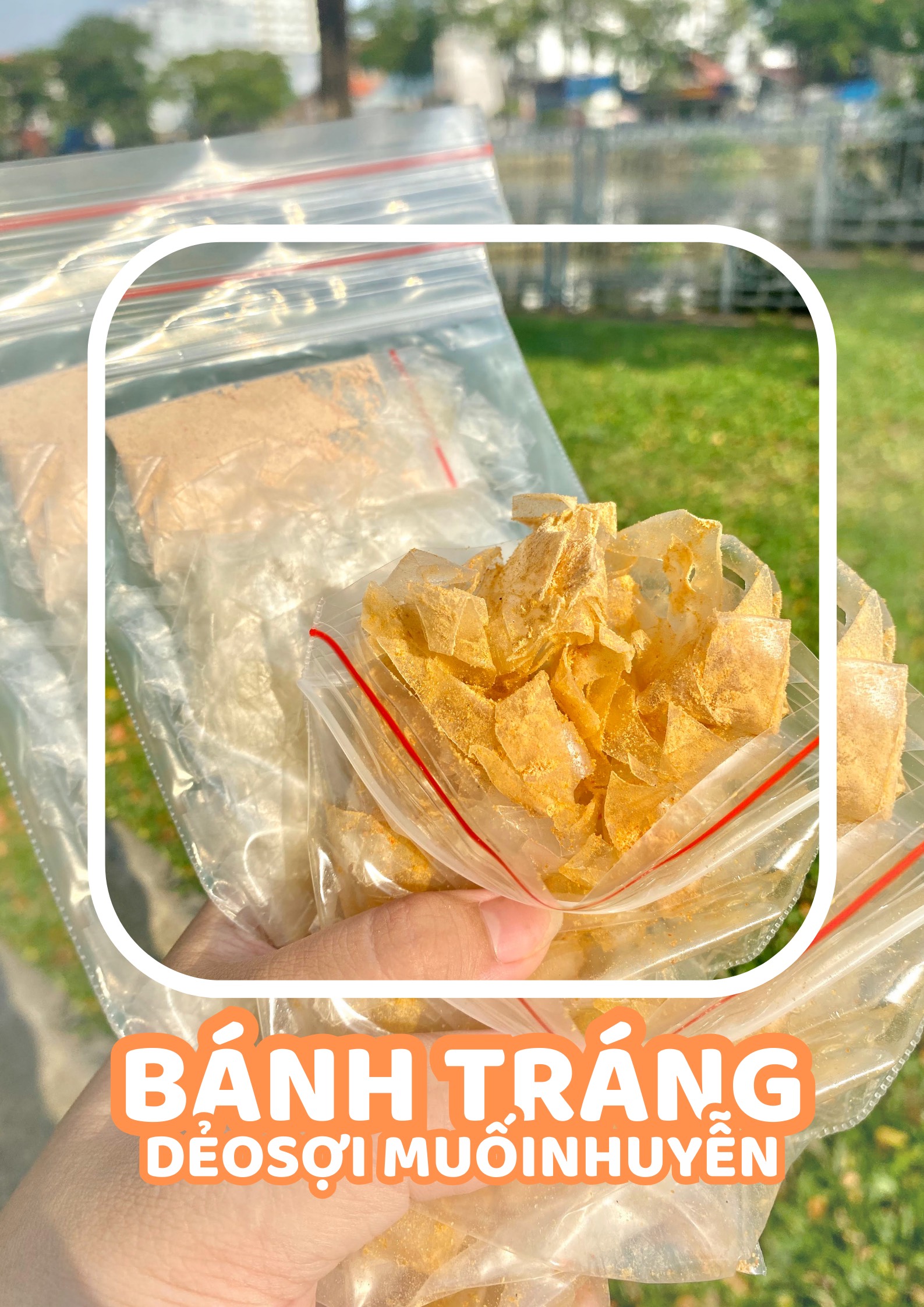 Bánh tráng muối nhyễn