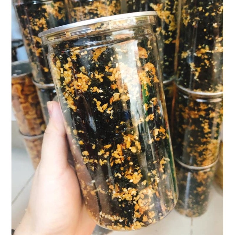 Rong biển cháy tỏi - 300gram
