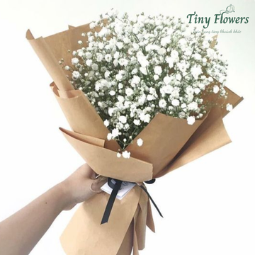 Bó hoa tươi baby đơn giản tinh tế
