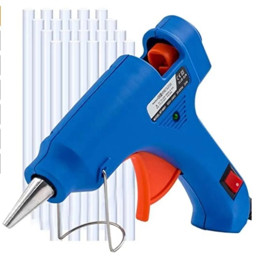 Súng Bắn Keo Nến Silicon 7mm 20W Tặng Kèm 1 Cây Keo