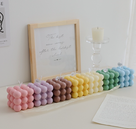 Nến thơm phòng hình khối lập phương Rubik