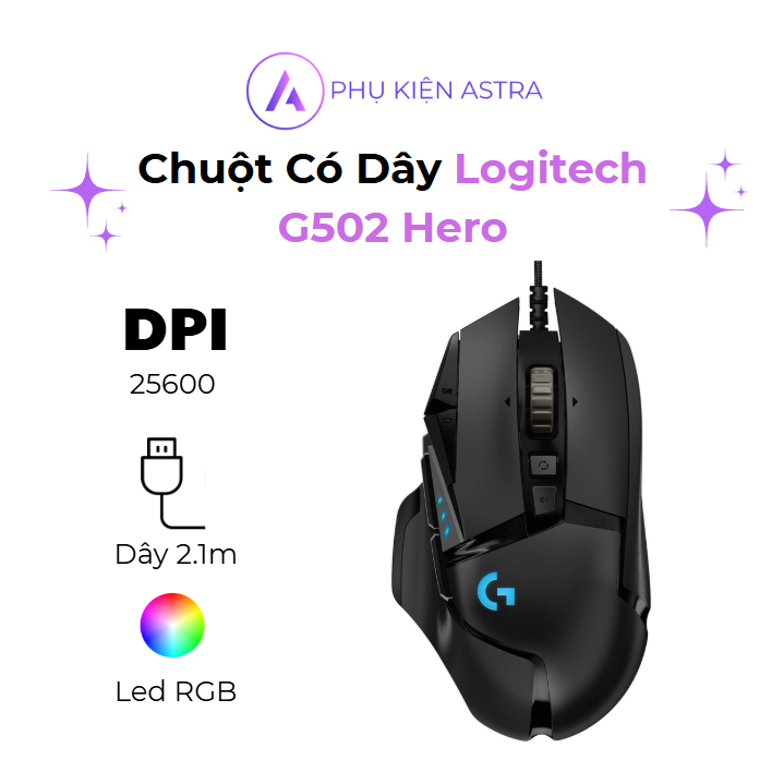 Chuột Có Dây Logitech G502 Hero