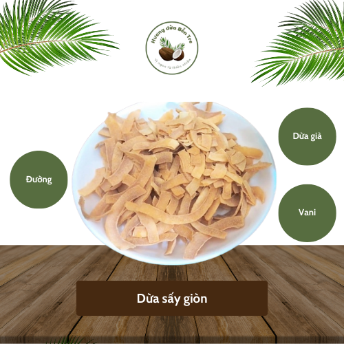 Dừa Sấy Giòn Túi - DST1