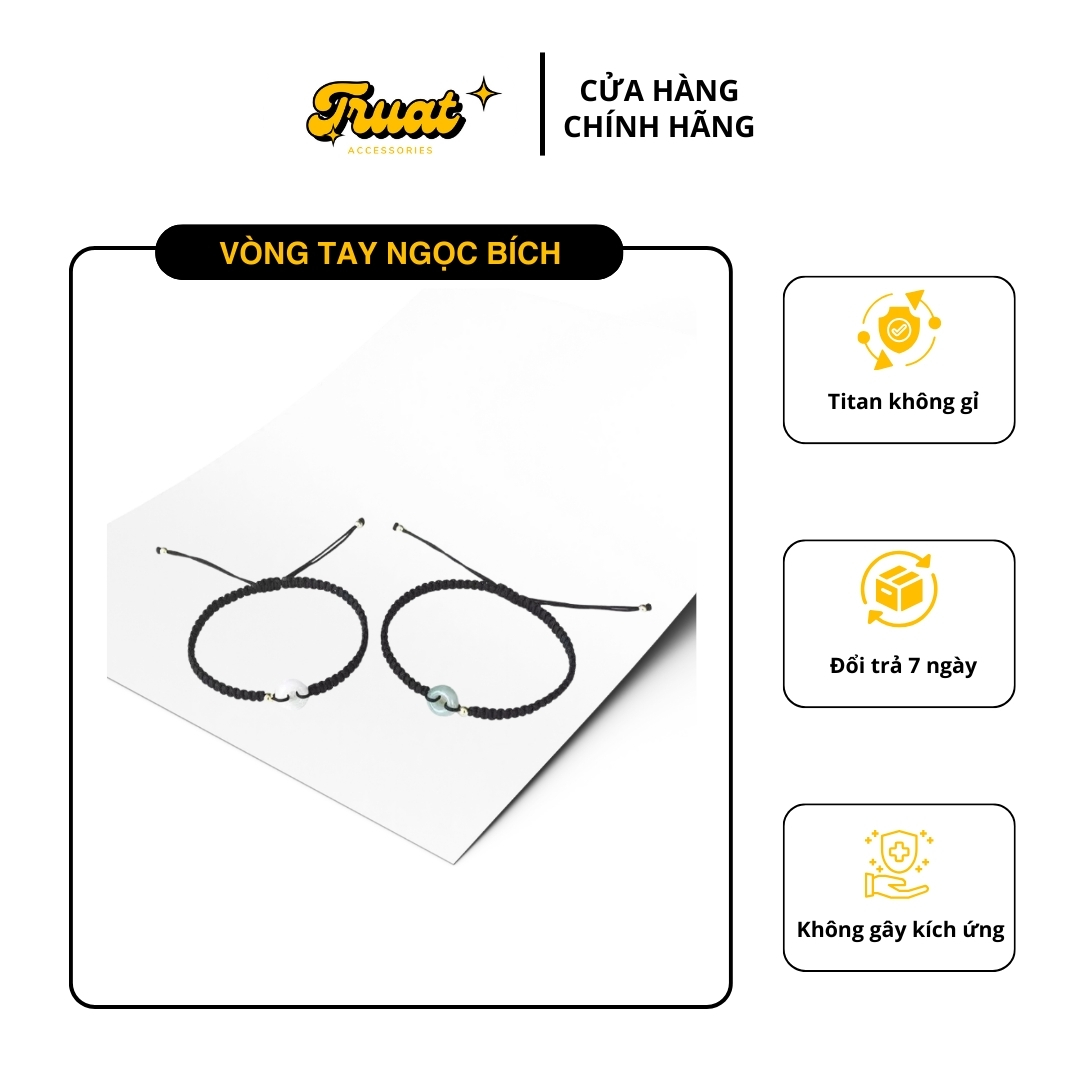 Phụ kiện nữ vòng tay ngọc bích