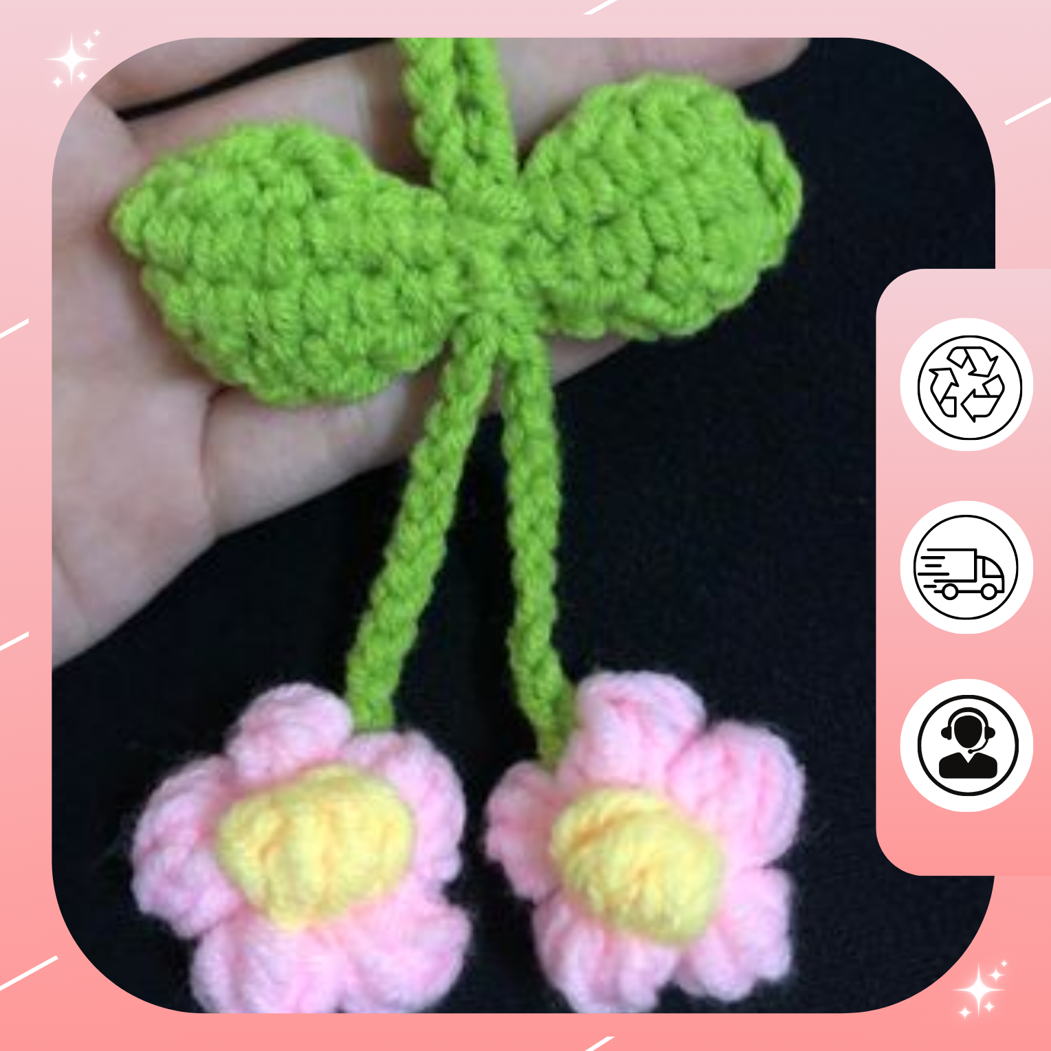 Hoa len dễ thương