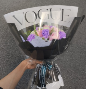 Bó Hoa Sáp Mix 3 Màu Giấy Vogue Hanaflower
