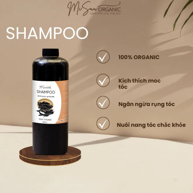 Dầu gội bồ kết thiên nhiên MiSuu Organic 100ml