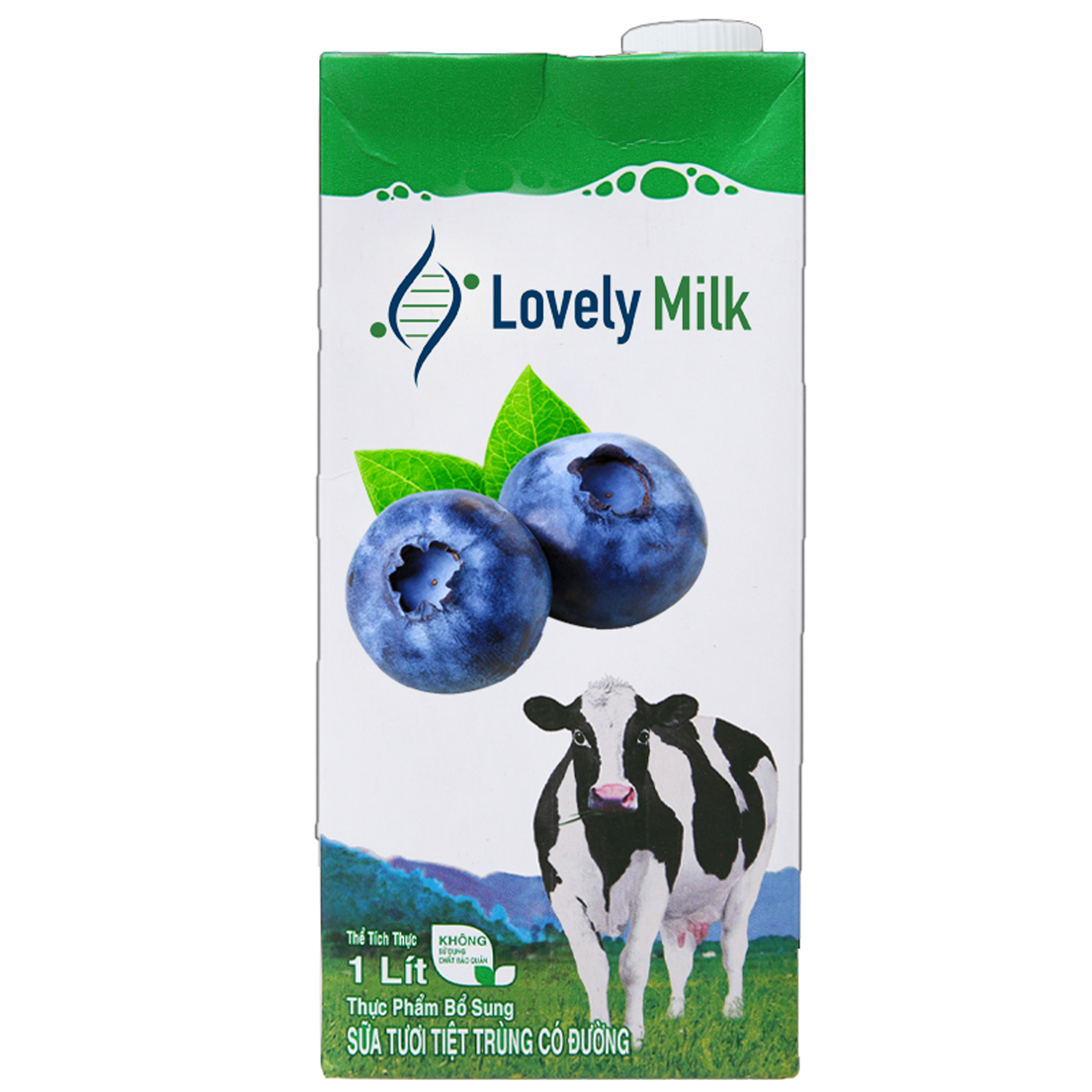 Sữa tươi việt quất Lovely Milk 1 lít