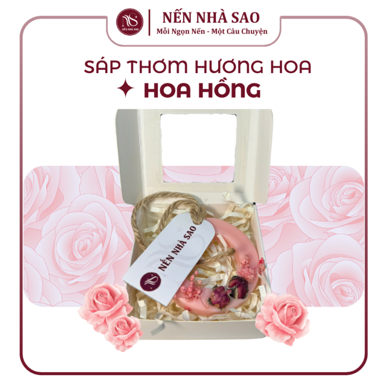 Sáp Thơm Tủ Quần Áo Hương Thơm Hoa hồng