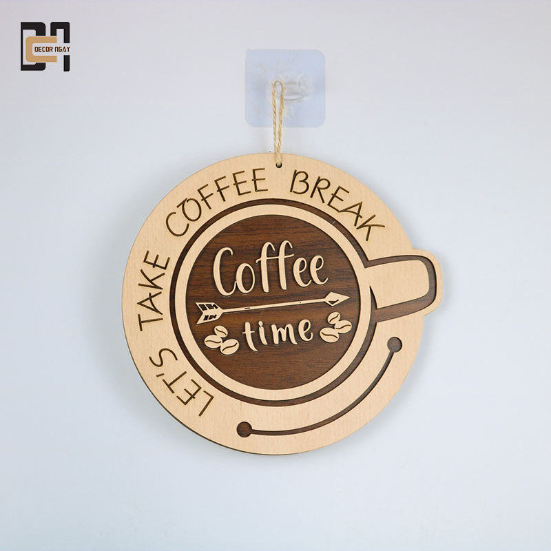 Bảng Gỗ Decor Trang Trí Cho Quán Cafe, Cửa Hiệu