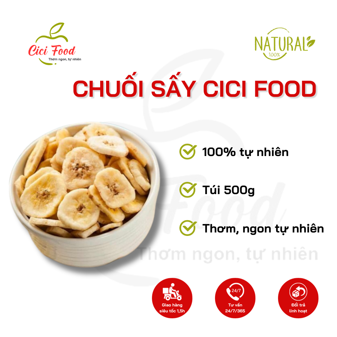 Chuối sấy Cici Food
