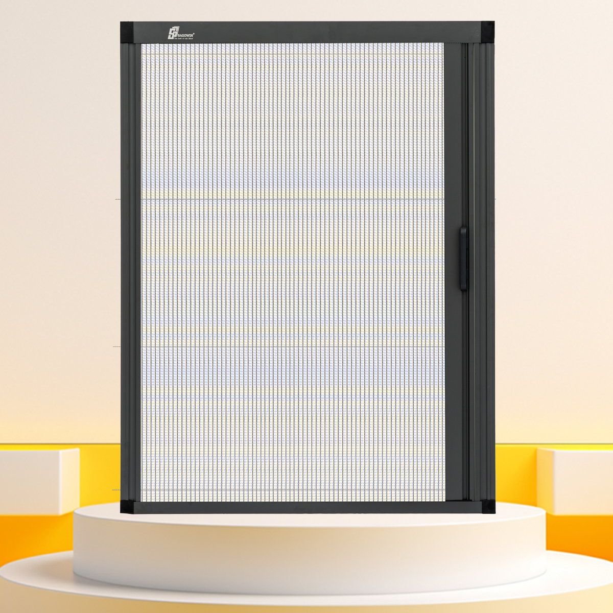 Cửa đi/ sổ có ray hệ cửa lưới xếp hệ 30 [SILVER]