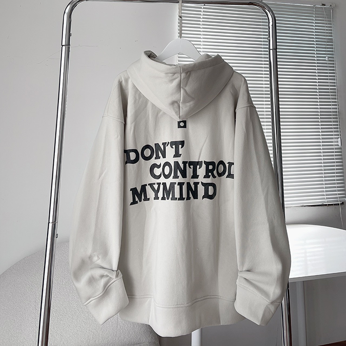 Hoodie in chữ nổi OGS