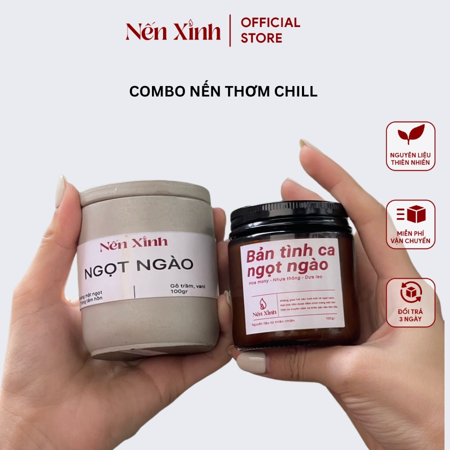 Combo Nến Thơm Cao Cấp Và Thiên Nhiên Là Sự Kết Hợp Bạn Không Thể Bỏ Qua