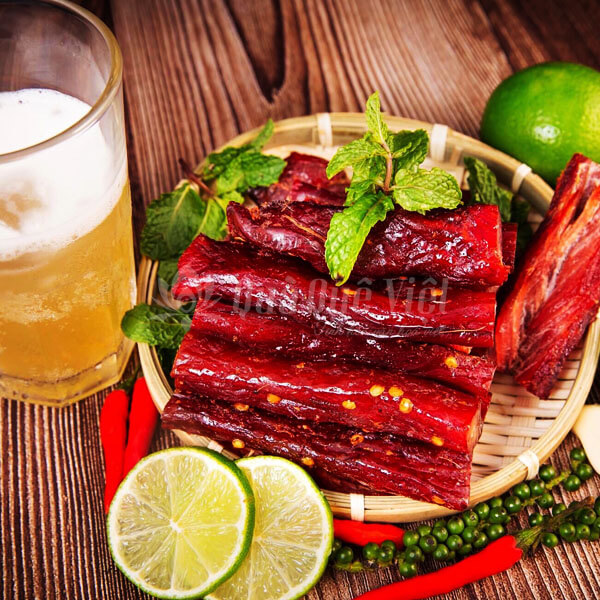 Thịt nai gác bếp