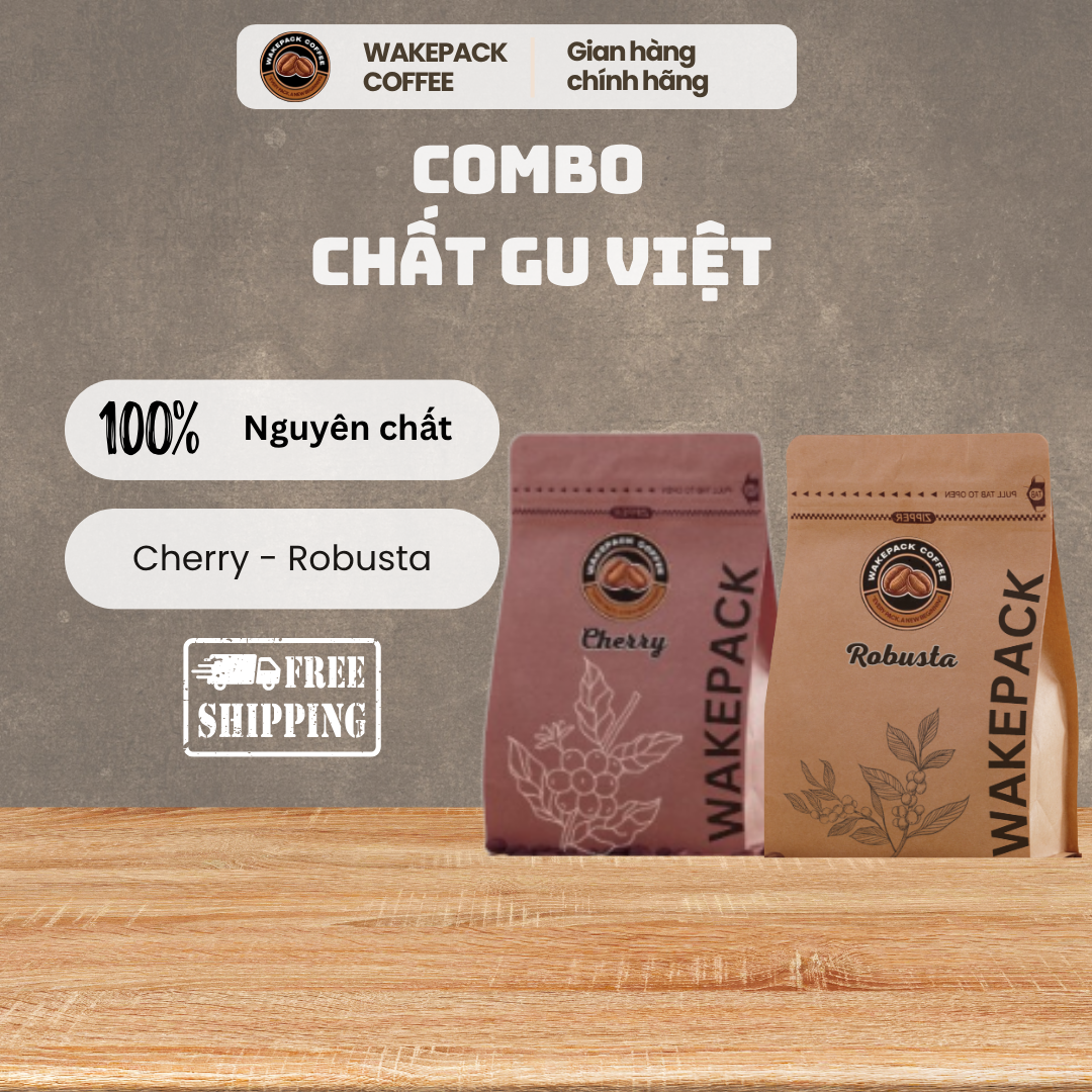 ☕ COMBO Wakepack Coffee CHẤT GU VIỆT – ĐẬM ĐÀ, CHẤT LỪ, CHUẨN GU NGƯỜI VIỆT