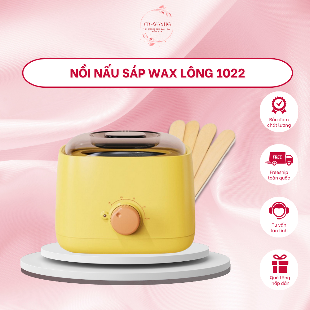 Nồi nấu sáp wax mini vàng chống dính 1022