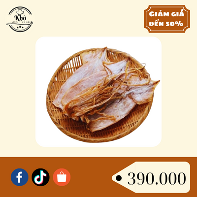 Khô mực một nắng Bình Định loại 500gr