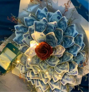 Bó Hoa Tiền 50 Tờ 5.000 Đồng Hanaflower