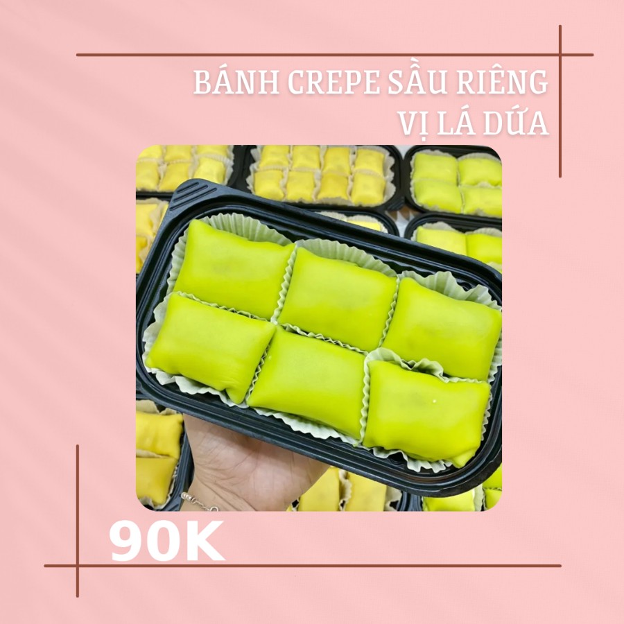 bánh crepe lá dứa