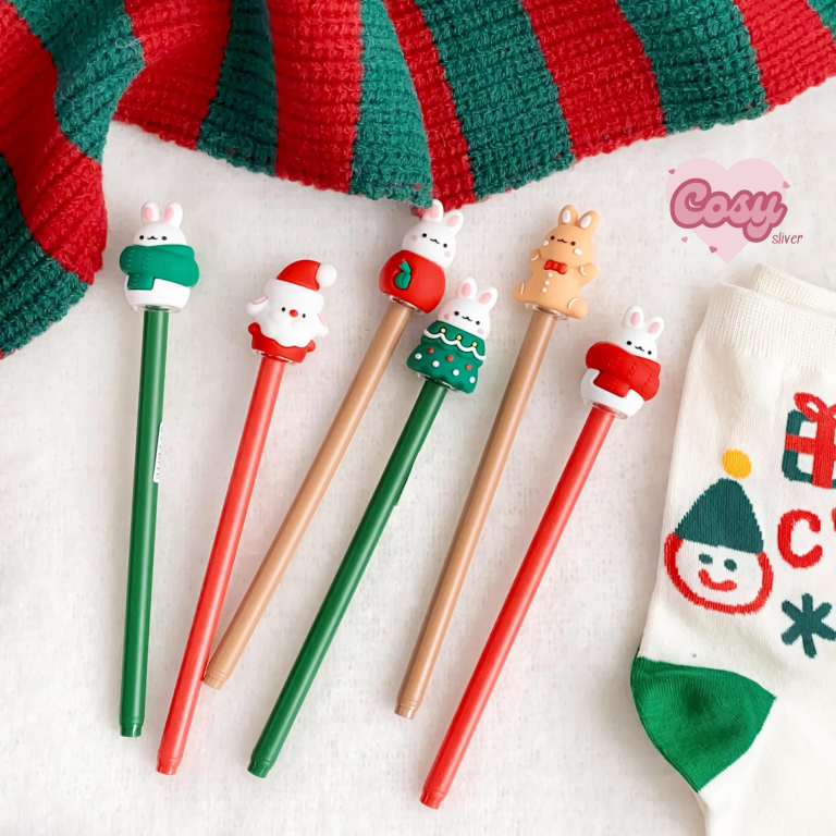 Bút viết Xmas Rabbit with Christmas time