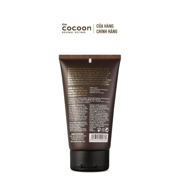 Tẩy da chết mặt cà phê Đắk Lắk Cocoon cho làn da mềm mại & rạng rỡ 150ml