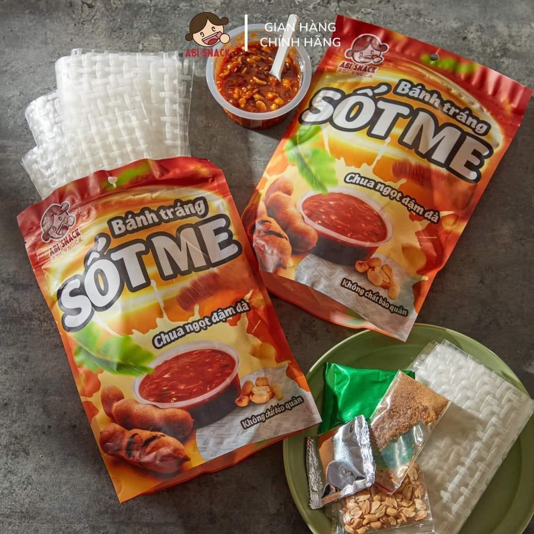 Bánh tráng sốt me