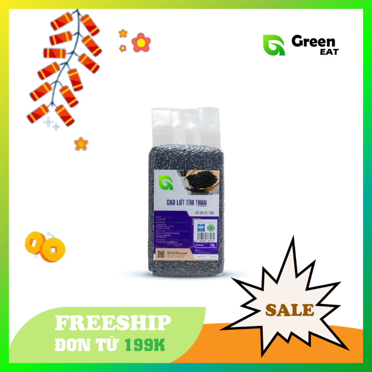 Gạo Lứt Đen Green Eats – Vị Ngon Bổ Dưỡng Từ Trái Đất Cao Bằng