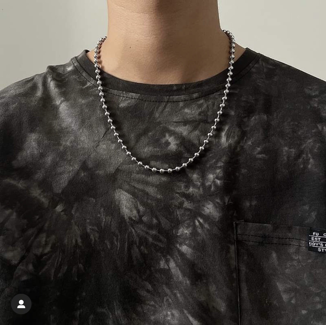 Dây chuyền Ball 6mm