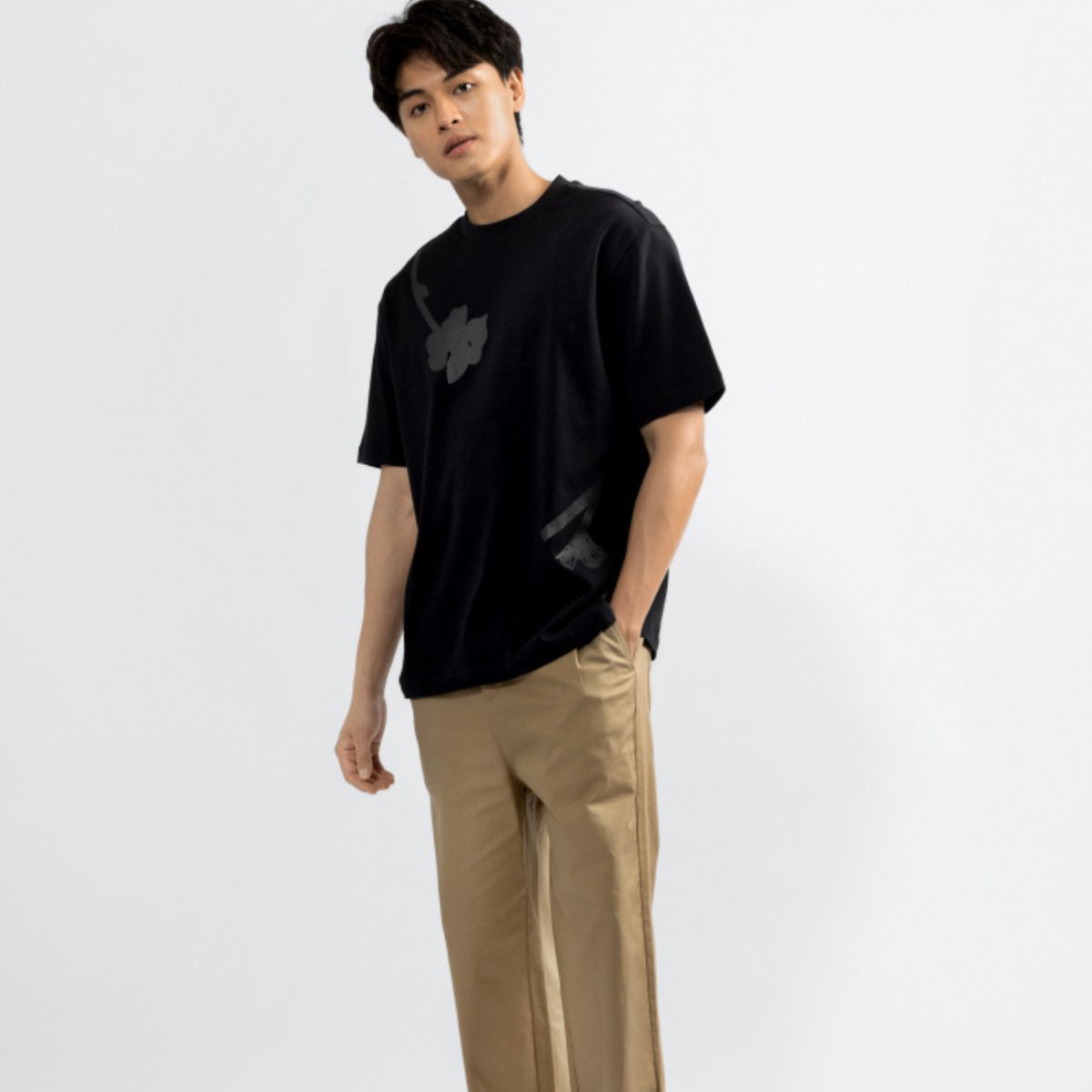 Áo Thun Nam Tay Ngắn In Hình Form Loose