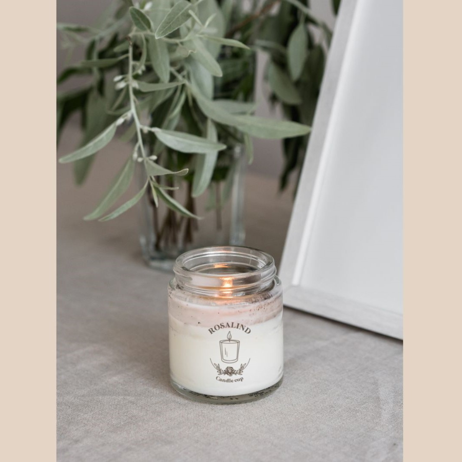 Nến thơm handmade hương dừa Rosalind