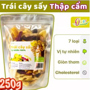 Trái Cây Thập Cẩm Sấy Giòn Ohoo Thơm Ngon Tự Nhiên